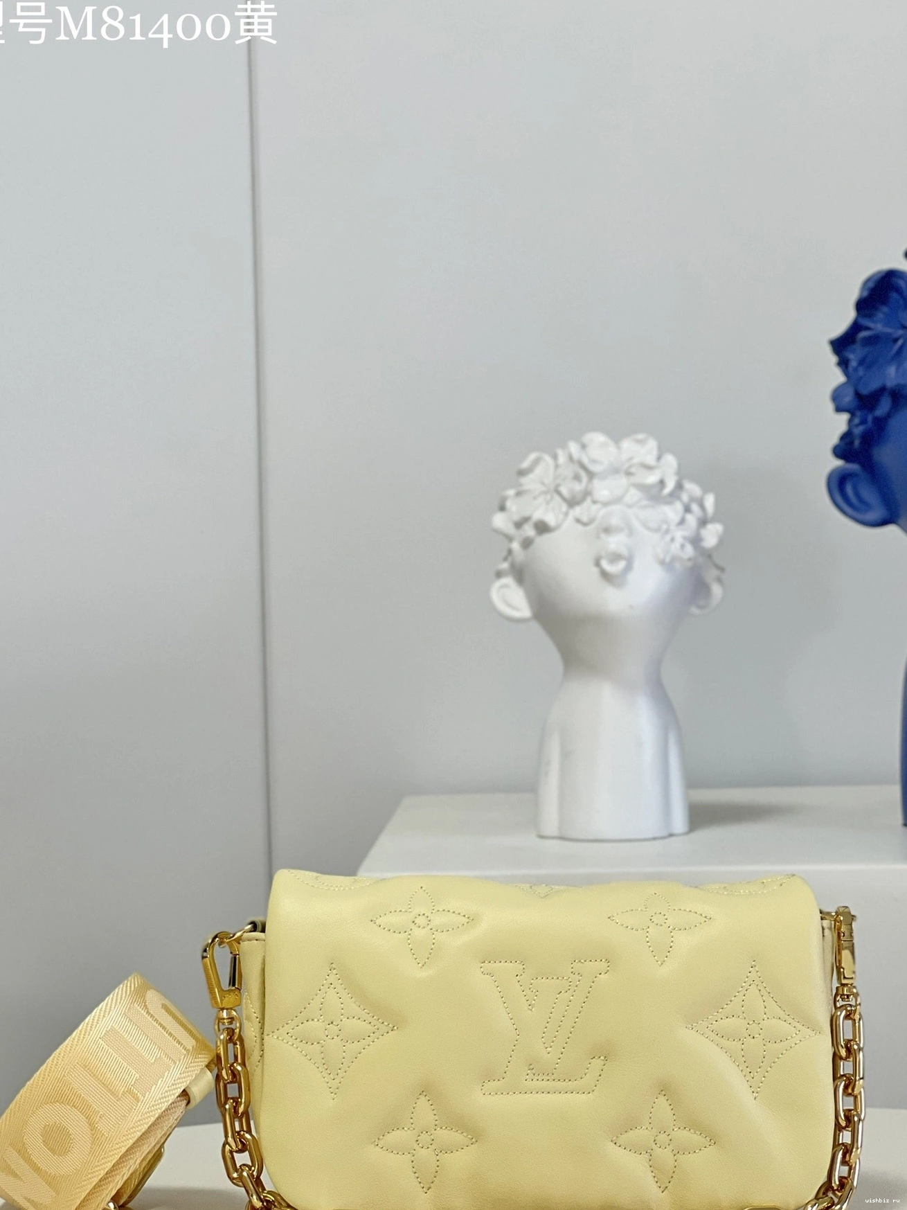 WIS LOUIS WALLET STRAP VUITTON BUBBLEGRAM ON 1210